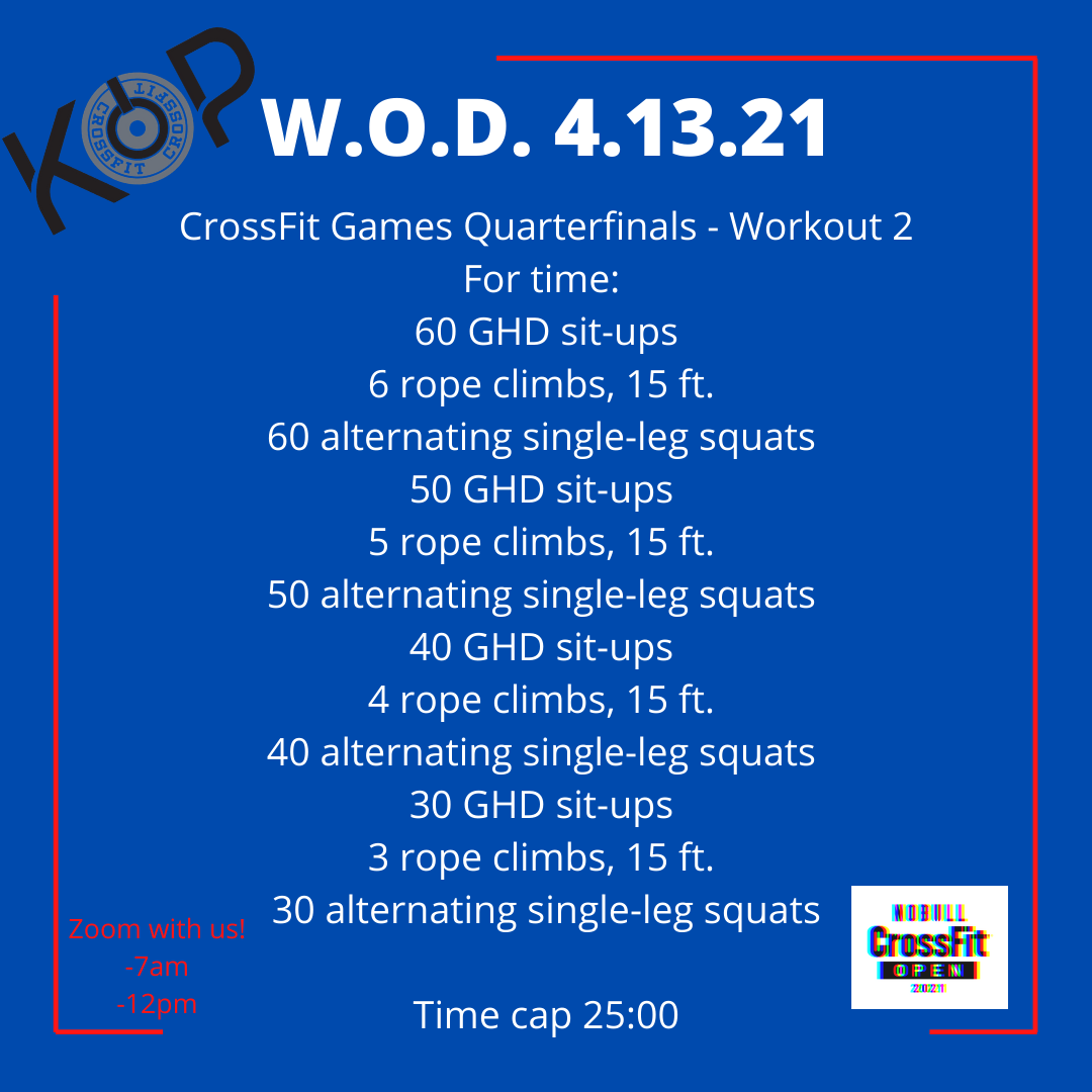 Wod crossfit discount legs